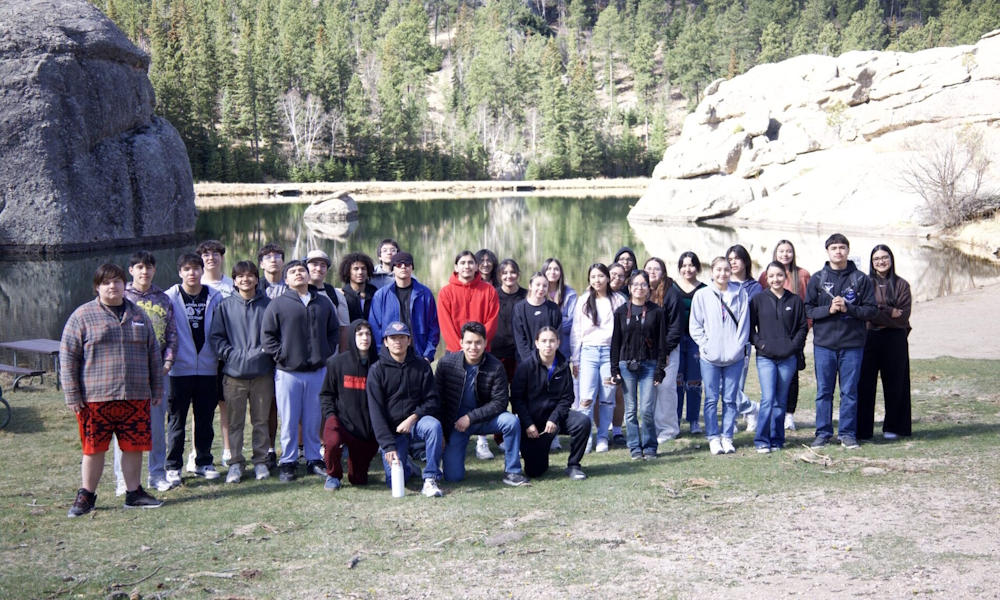Mahpiya Luta | Red Cloud School Senior Class of 2026 Marks Final Spiritual Retreat at Outlaw Ranch